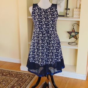 *268 Western Look Tribal Print Mini Dress